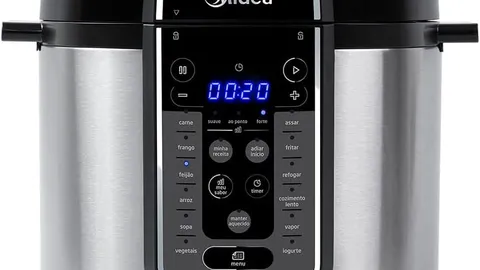 Panela de Pressão Elétrica Midea 6L Digital vs Panela de Pressão Elétrica Mondial Master Cooker 5L (PE-39)