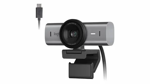 Webcam Ultra Hd 4k Logitech Mx Brio Redução De Ruído Usb-c